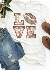 Love Stack Marquee Leopard Tee