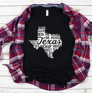 Texas - State Love - Graphic Tee